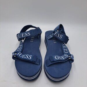 Used Guess Avin Platform Sandal Sz 8